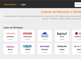 sites de cupons de desconto